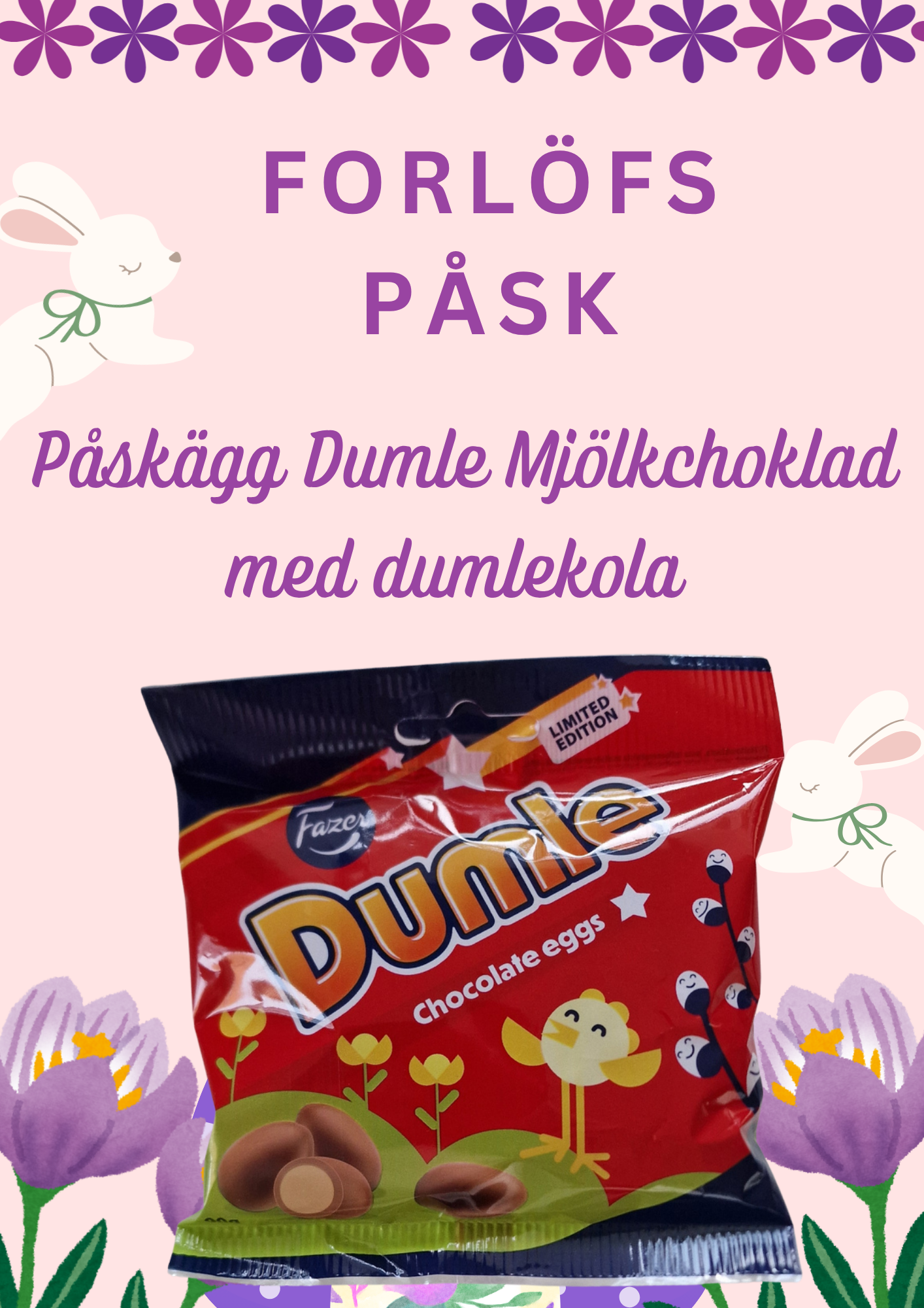 Påskägg Dumle Mjölkchoklad med dumlekola 